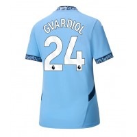 Echipament fotbal Manchester City Josko Gvardiol #24 Tricou Acasa 2024-25 pentru femei maneca scurta